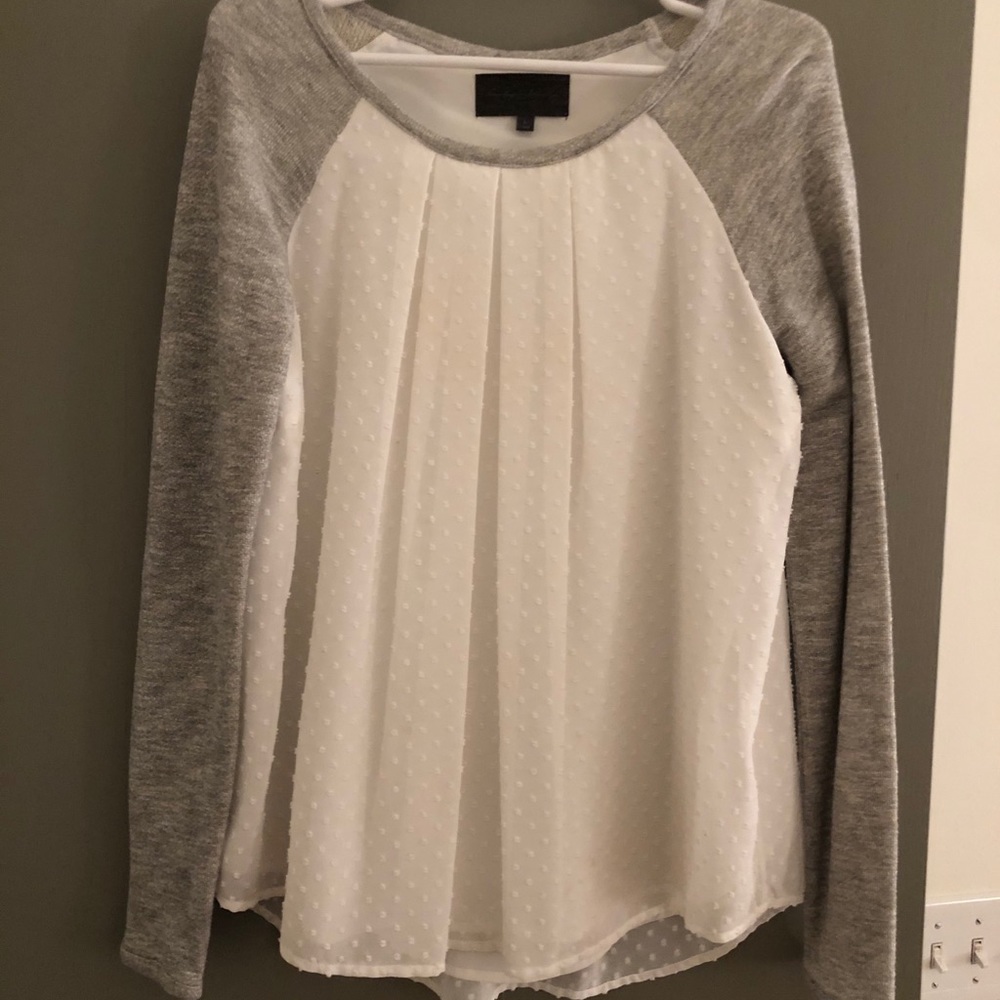 Sundance Catalog Flowy Swiss Dot Top